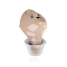 Audífono económico para personas sordas, recargable por USB, con caja - Beis - Ver 10