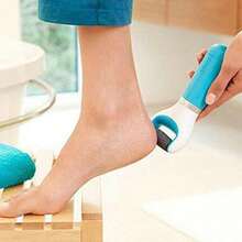 5 Pcs Velvet Smooth Express Pedi Foot File Roller Replacement Head Refills For Scholl - Black - View 4