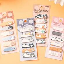 Cartoon Cat Sticky Notes Can Be Attached With Ins Style Cute Index Stickers, Tags, Classification Stickers, Memo Messages, N Stickers - Multicolor - View 5