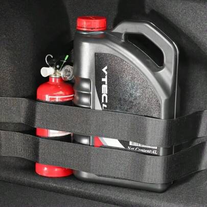 4pcs Versatile Durable Nylon Car Trunk Organizer Straps - Perfect For Securely Storing Fire Extinguishers, Emergency Kits, And Accessories, Ideal For Holiday Travel, Black, Fits Most Vehicles, Essential For Road Trips, Thanksgiving, Christmas, New Year, And Valentine's Day Adventures, Keep Your Car Tidy And Organized With These High-Quality Straps, Perfect Gift For Car Enthusiasts And Safety-Conscious Drivers, Enhance Your Vehicle's Storage Solutions With Style And Functionality, Must-Have For Every Family's Road Safety Preparedness.
