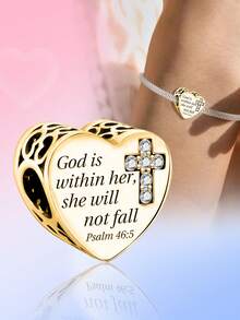 1颗时尚神像吊坠珠，适合女士手链、手镯DIY饰品制作及日常穿搭配饰装饰，适合女孩佩戴