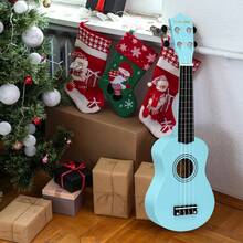 21 Inch Soprano Ukulele With Gig Bag, Pick, And Spare Strings – Great For Schools And Beginners - Baby Blue - View 4