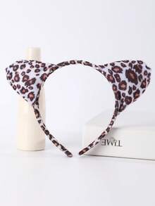 Halloween Cartoon Animal Headband Plush Hair Accessories Rabbit Cat Cow Tiger Sheep - One Size - View 32