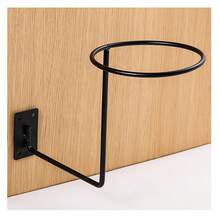 Soporte multifuncional para casco de motocicleta, montaje de pared de hierro negro, estante de exhibición para cascos de bicicleta, estante de almacenamiento de cascos de bicicleta, diseño de ahorro de espacio, adecuado para tienda, garaje, sala de almacenamiento - Multicolor - Ver 9