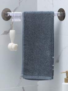 1 件装强力粘合挂钩壁挂式 6 排角落浴室隐形衣架衣帽架无痕适用于厨房