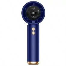 [100 Speed Handheld Fan] USB Rechargeable Mini Desktop Cooler - 2-In-1 Portable Fan Suitable For Dorm/Office/Travel, Featuring Vortex Blade Technology And Adjustable Cooling Modes, Ultra Lightweight Personal Air Flow. 1800mAh