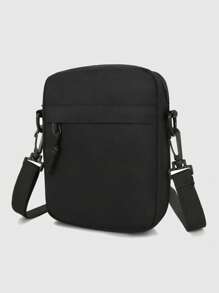Oxford Shoulder Bag Mini Black Mobile Phone Bag Waist Pack Men Simple And Casual Crossbody Bag Sling Bag For Man Man Bag Cross Body Bag Side Bag Students School Supplies Fall Messenger Bag