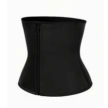 1pc Women Waist Trainer, Waist Cincher, Sauna Belt, Sports Fitness Waist Belt, Slimming Waist Trimmer, Abdominal Trainer - Black - View 2