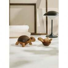 Spring Copenhagen Adorable Wooden Turtle Dration - Slowy: Handmade Home Dr And Storage - as pic - View 6