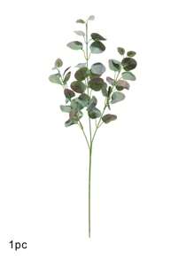 1/3pcs Artificial Leaves, Real Touch Leaf Artificial Eucalyptus Stems, Tall 26" Long Silver Dollar Eucalyptus Stems Greenery Stems Eucalyptus Leaf Spray In Green Silk Plastic Plants Floral Artificial Plants For Home Party Wedding Decoration, Home Fireplace Bathroom Office Party Decor Gifts Birthday Graduation