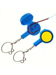 2pcs Fishing Knot Tying Tool | Protect From Fish Hooks | Tie Fishing Knots Easily | Cool Gadgets For Fishermen | Ice Fly Fishing | Fishing Accessories For Beginner Anglers | Nail Knot Tool - Multicolor - View 1