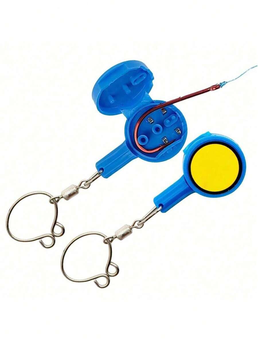 2pcs Fishing Knot Tying Tool | Protect From Fish Hooks | Tie Fishing Knots Easily | Cool Gadgets For Fishermen | Ice Fly Fishing | Fishing Accessories For Beginner Anglers | Nail Knot Tool - Multicolor - View 1