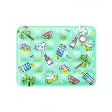 1/2 pieza Colchoneta de enfriamiento con agua para mascotas, almohadilla refrescante de verano para perros y gatos de tamaño medio-pequeño, disponible en una variedad de colores, con bolsas de frío para un enfriamiento mejorado