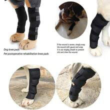 1 Peça - 2 Peças - Suprimentos de Reabilitação Pós-Operatória para Cães, Joelheiras, Suprimentos de Primeiros Socorros para Animais de Estimação, Joelheiras para Uso Externo, Capas de Proteção Articular para Animais