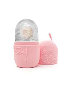 3Pcs Ice Face Roller -Facial Skincare Ice Roller Set,Facial Massage Tool,Silicone Ice Face Roller, Lce Roller,Rose Quartz With Roller Massager And Scraping Gua Plate,For Face & Eye Puffiness Relief, FacialMassager Contour And Enhance Skin Care & Glow,For Eyes, Neck, And Face,Lce Facial RollerMold Cub- Skin Care Toole.Summer Ice Massage Products,Office Supplies School Supplies Travel Essentials.