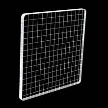 6 Inch Extra-Large Acrylic Clear Stamping Blocks - Precision Grid Lines For Seamless Stamping - Ideal For Scrapbooking & Craft Creations - Transparent - View 5