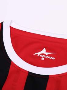 SURUIDA 1 pezzo Maglia da calcio del Milan 2024-2025, divisa sportiva professionale da calcio, comoda e traspirante per partite, tempo libero e sport di squadra, maglietta a maniche corte