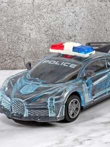 Voiture de police jouet à pile, voiture jouet à inertie, lumière et musique. Voiture de police à friction avec lumière et musique. Fabriqué avec des matières premières de haute qualité et fiables. Rentrée scolaire