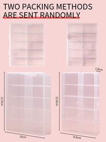 120 盒装预制指甲假指甲片法式手工 DIY 创作假指甲按压式脚趾甲片指甲片棺材按压式短假指甲透明指甲片方形指甲片超短按压式指甲 DIY 指甲用品美甲杏仁指甲鸭指甲棺材指甲夏季指甲法式指甲手工指甲按压式指甲 - 彩色 - 查看 7