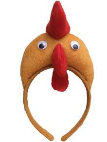 Halloween Cartoon Animal Headband Plush Hair Accessories Rabbit Cat Cow Tiger Sheep - One Size - View 24