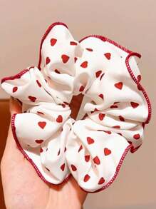 5pcs/3pcs/1pc Oversized Scrunchie Polka Dot Bow Hair Ties, Cute Hair Accessories For Girls & Students Scrunchies Scrunchy Hair Ties