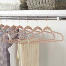 Velvet Clothing Adult Hangers, 30 Pack, Pink, Space Saving