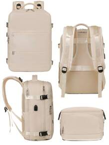 1 Pc Large Capacity Travel Backpack For Women Work Bag Carry On Hand Luggage, Water Resistant Business Large Day Pack Weekender Bag, Slim Laptop Backpack, College Bag Computer Bag, Gifts For Men & Women, For Outings, Large Capacity, Lightweight And Waterproof Travel Bag For Suitcase Overnight Bag Gym Bag Duffle Bag Weekend Bag Duffel Bag For Luggage Carry On Bag Luggage Bags Hospital Bag Holiday Winter, School Backpack