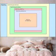 1pc Bohemian Mandala Printed Wall Tapestry, Modern Polyester Square Wall Hanging Decor For Room, Living Room, Bedroom