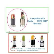 32oz/24oz/18oz Replacement Cups, Juice Cups Compatible With Nutri Bu 900W Blender - Clear - View 8