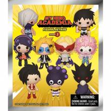 Crunchyroll 1 pièce Sac mystère en vrac avec porte-clés personnages 3D de la série d'anime sous licence officielle. Surprise aléatoire avec Momo Yaovorozu, Hitoshi Shinso ou d'autres personnages. Idéal comme cadeau d'anniversaire ou accessoire de voiture, sac, école pour maman et amis.