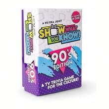 Immerse Yourself In The 90s With Our TV Show Trivia Card Game! Enjoy An Unforgettable Night And Ask Questions About , Fresh Prince And More. Perfect For Family Gatherings And Get-Togethers With Friends. Fun, Nostalgic And Educational! Perfect For Pop Culture And Board Game Lovers. Show Off Your Knowledge And Have Fun! - Multicolor - View 1