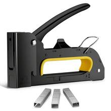 Staple Gun, 3 In 1 Heavy Duty Staple Gun Kit With 300 Staples, Upholstery Stapler For Fixing Material, Decoration, Carpentry, Furniture, Doors And Windows Back To School,Back To School,School Supplies - one-size - View 12