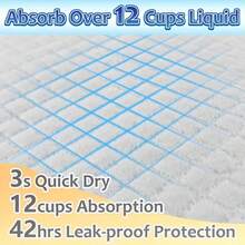 40 piezas/paquete Almohadillas de pañal para mascotas de 6 capas gruesas, absorbentes, a prueba de fugas, antidesgarro, reductoras de olores, gran valor, adecuadas para laboratorio, dormitorio, todas las mascotas
