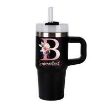 Tasse personnalisée de 14 oz avec lettre de A à Z, tasse à boire de tous les jours, cadeau surprise, cadeau de nouvel an, cadeau d'anniversaire, cadeau de la Saint-Valentin, convient à la famille, aux amis, aux amoureux, à la fête des mères, à la fête des infirmières, à la fête des pères, au mariage, à la remise des diplômes, à la fête des enseignants, multifonctionnel, ornemental, réutilisable, raffiné, élégant, de haute qualité, coloré, moderne, personnalisé, unique, idéal comme cadeau pour lui, idéal comme cadeau pour elle, petit ami, papa, petite amie, maman, famille, amis, salle de thé, maison, jardin, bureau, tasses personnalisées, ambiance chaleureuse