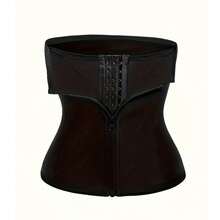 1pc Women Waist Trainer, Waist Cincher, Sauna Belt, Sports Fitness Waist Belt, Slimming Waist Trimmer, Abdominal Trainer - Black - View 3