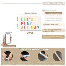 1 帆布墙面艺术，育儿室印刷品 | 墙面艺术套装 | 育儿室墙面艺术 | 游戏室装饰 | 儿童房艺术 | 奇特艺术 | 折衷主义墙面艺术 | 数字下载 - 彩色 - 查看 36