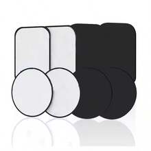 2-6Pcs Magnetic Metal Plate For Car Phone Holder Universal Iron Sheet Disk Sticker Mount Mobile Phone Magnet Stand For All Smart Phone - 3Pcs 40X40MM+3Pcs 45X65MM - View 5