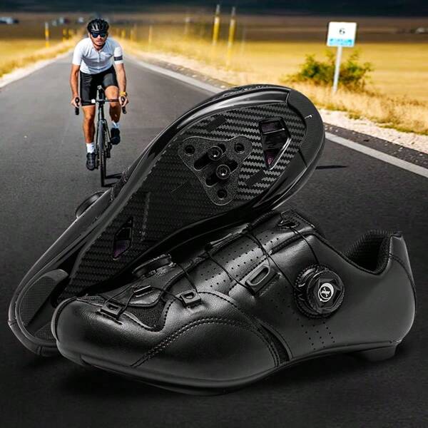 Men's Professional Cycling Road Shoes; Road Bike Speed Flat Sport Shoes; Cycling Sport Shoes Gym Cycling Shoes