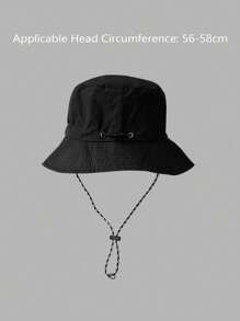 1Pc Unisex Foldable Outdoor UV Protection Bucket Hat, Waterproof Quick-Drying Bucket Hat, Summer Breathable Outdoor Sun Hat Is Suitable For Fishing, Mountaineering, Hiking, Traveling, Camping, Vacation Graduation