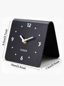 1 件，创意台钟，学生床头台钟，静音时钟，现代设计桌面装饰，学生教室办公室桌面装饰，家用卧室时钟，家居装饰。 - 10*9.5*7.5cm/3.9*3.7*2.9inch - 查看 6