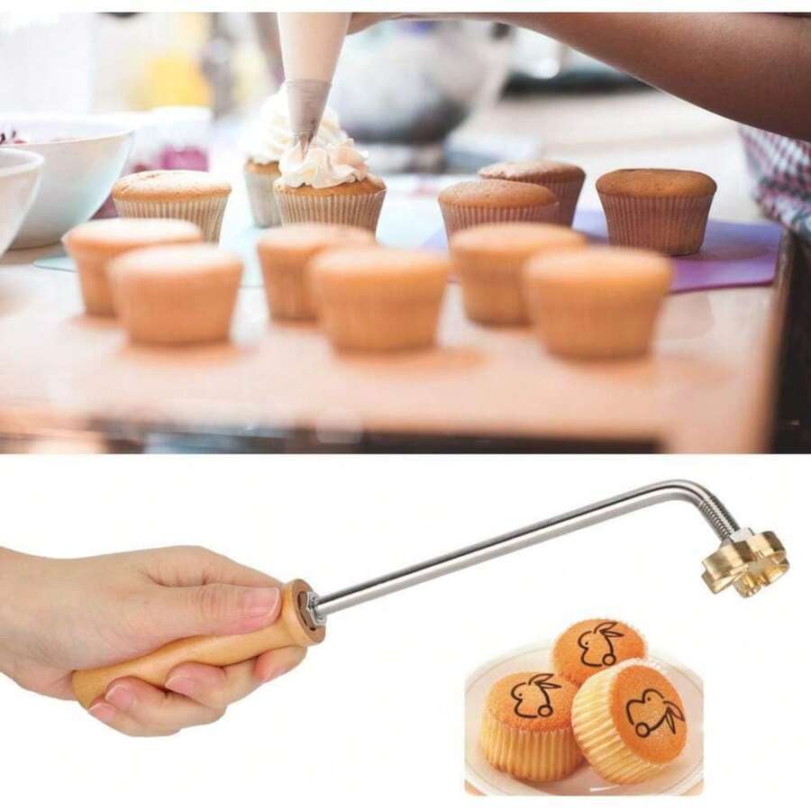 Wood Branding Iron Burning Stamp Heater For Leather Wood Paper Cake Bread Baking Stamping