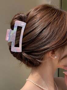 3 Stück/1 Stück zuckersüße Haarklammer in Pastellfarben - Extra starke Haarklammer für dickes Haar, süßer Wellen-Haarclip im Y2K-Stil für Mädchen, süße Hochsteckfrisuren-Accessoires für Schule & Strand Rückkehr zur Schule, Schule