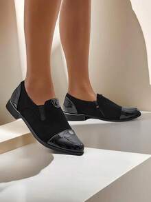 Women's Flats - Black-1 - View 3