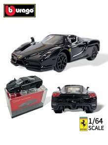 Burago Bburago 1:64 Enzo Racing Sports Model Diecast Metal Car - Capa de proteção contra poeira para modelo de carro grátis