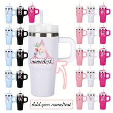 Tasse personnalisée de 14 oz avec lettre de A à Z, tasse à boire de tous les jours, cadeau surprise, cadeau de nouvel an, cadeau d'anniversaire, cadeau de la Saint-Valentin, convient à la famille, aux amis, aux amoureux, à la fête des mères, à la fête des infirmières, à la fête des pères, au mariage, à la remise des diplômes, à la fête des enseignants, multifonctionnel, ornemental, réutilisable, raffiné, élégant, de haute qualité, coloré, moderne, personnalisé, unique, idéal comme cadeau pour lui, idéal comme cadeau pour elle, petit ami, papa, petite amie, maman, famille, amis, salle de thé, maison, jardin, bureau, tasses personnalisées, ambiance chaleureuse