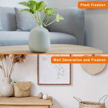 Transparent Double-Sided Adhesive Paste, Removable Sticky Paste, Sticky Paste Stickers For Wall Hanging, Crafts, Balloons, And Posters - Clear - View 3