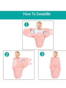 1 Set (Swaddle + Hat) Baby Swaddle Blanket Sleep Swaddle For 0-3 Months,Newborn Adjustable Swaddle Wrap,Baby Receiving Blanket,Wearable Baby Blanket, Easy Change Swaddle Sack, Preemie Swaddle Blanket Wrap Set,Newborn Sacks Wearable For Baby Boy Girl Sleeping,Calms Startle Reflex