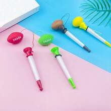 1pc Creative Football Design Ballpoint Pen, Cute & Suitable For Study Supplies, School Exams, Signing Back To School - Multicolor - View 4