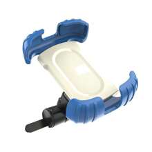 Secure Hands-Free Cycling Accessory - Shockproof Bike Phone Mount For E-Bikes & Motorcycles, Black GPS Holder