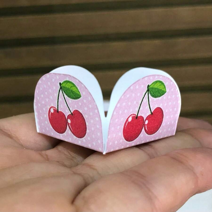 90 CHERRY CAKE CUP CUP CUP CUP CUP CUP CUP - Kit With CUP ... - As In the Photo - View 1